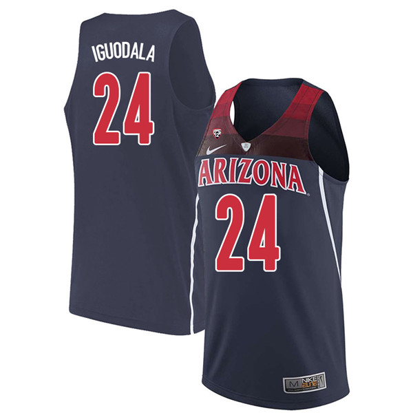 2018 Men #24 Andre Iguodala Arizona Wildcats College Basketball Jerseys Sale-Navy